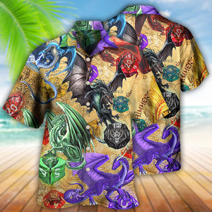 D20 Dragon So Cool Love Life - Hawaiian Shirt