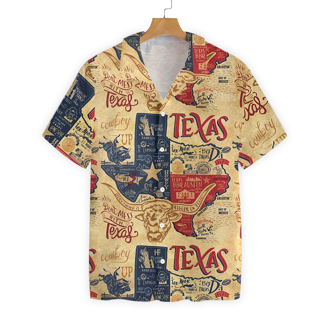 Don't Mess With Texas Longhorns Shirt, Patriotic Texas Gift Ideas