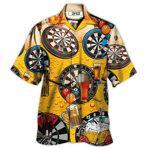 Darts And Beers Love Life Style - Hawaiian Shirt