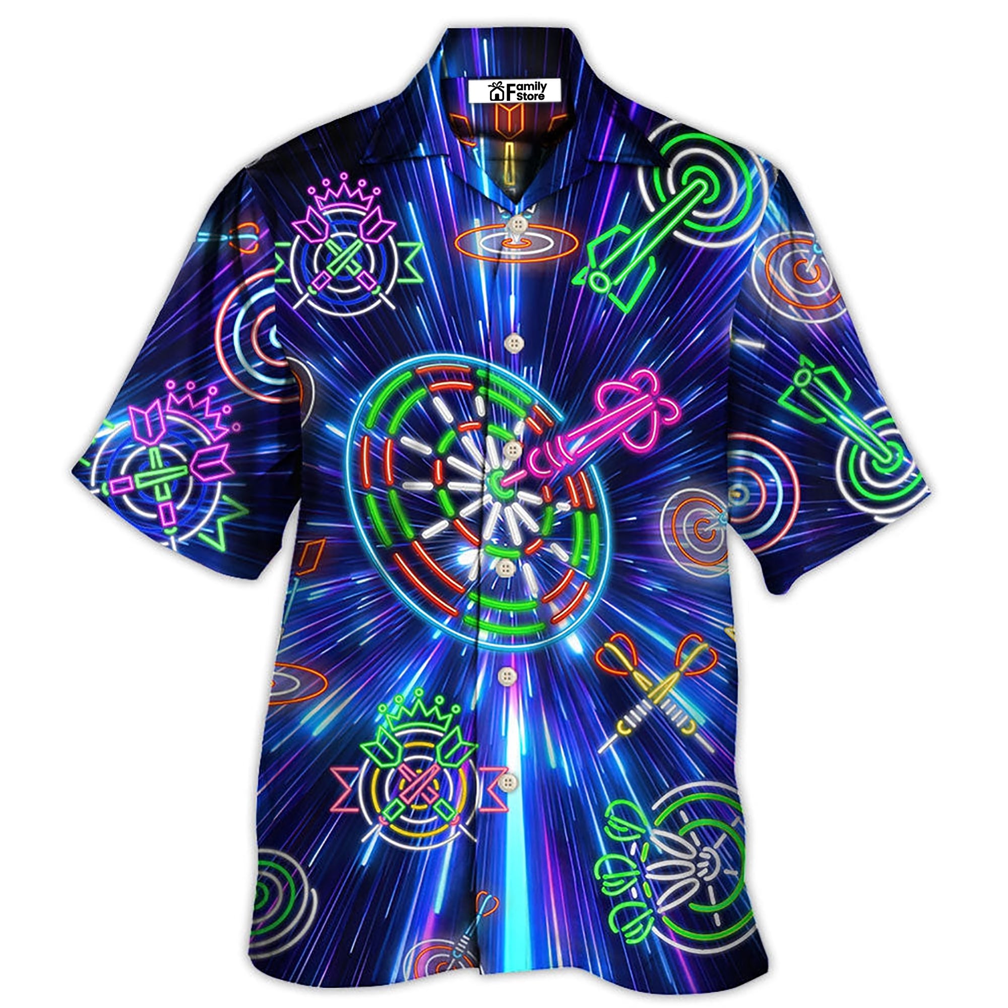Darts Awesome Neon Light Sign - Hawaiian Shirt