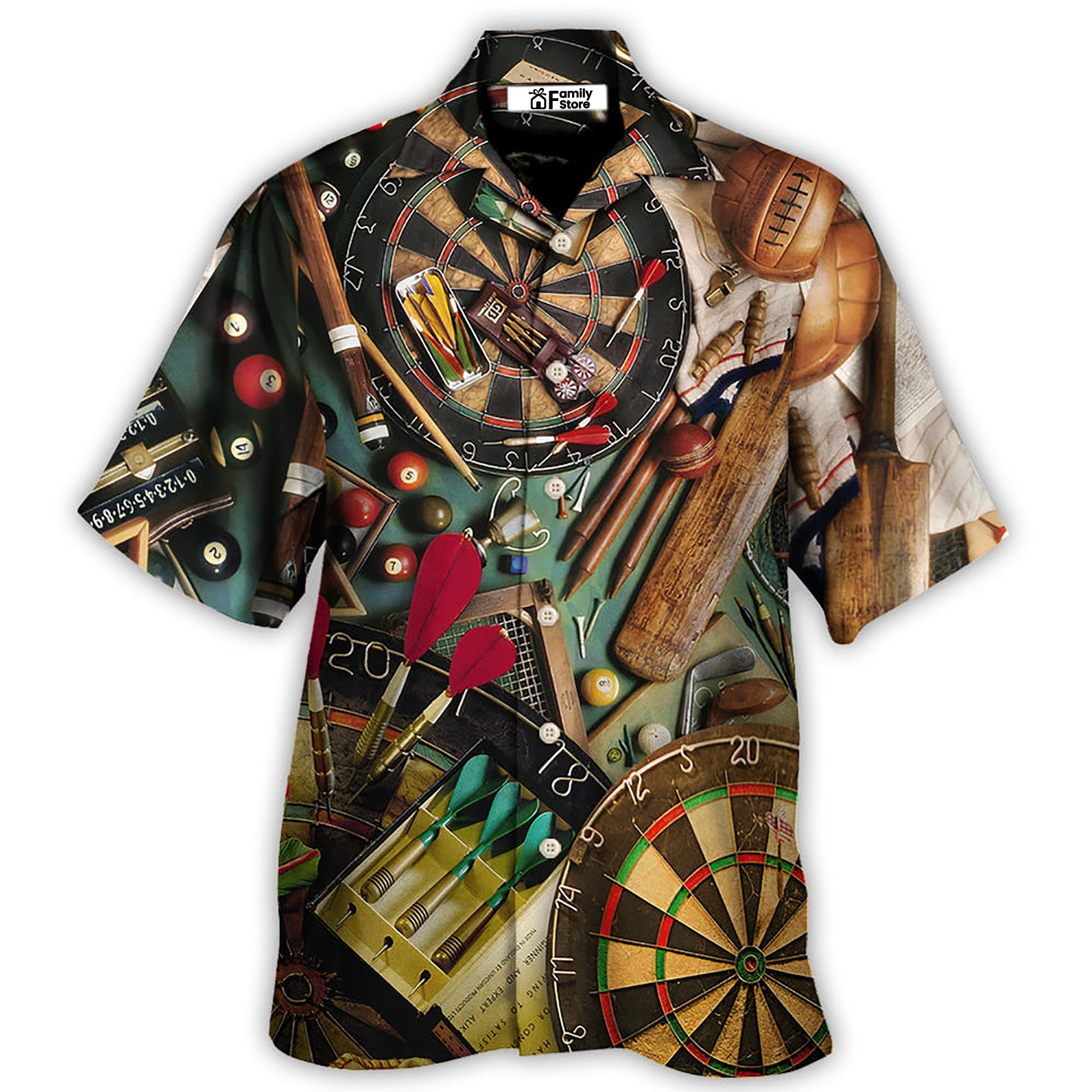 Darts World Okayest Player - Hawaiian Shirt For Men