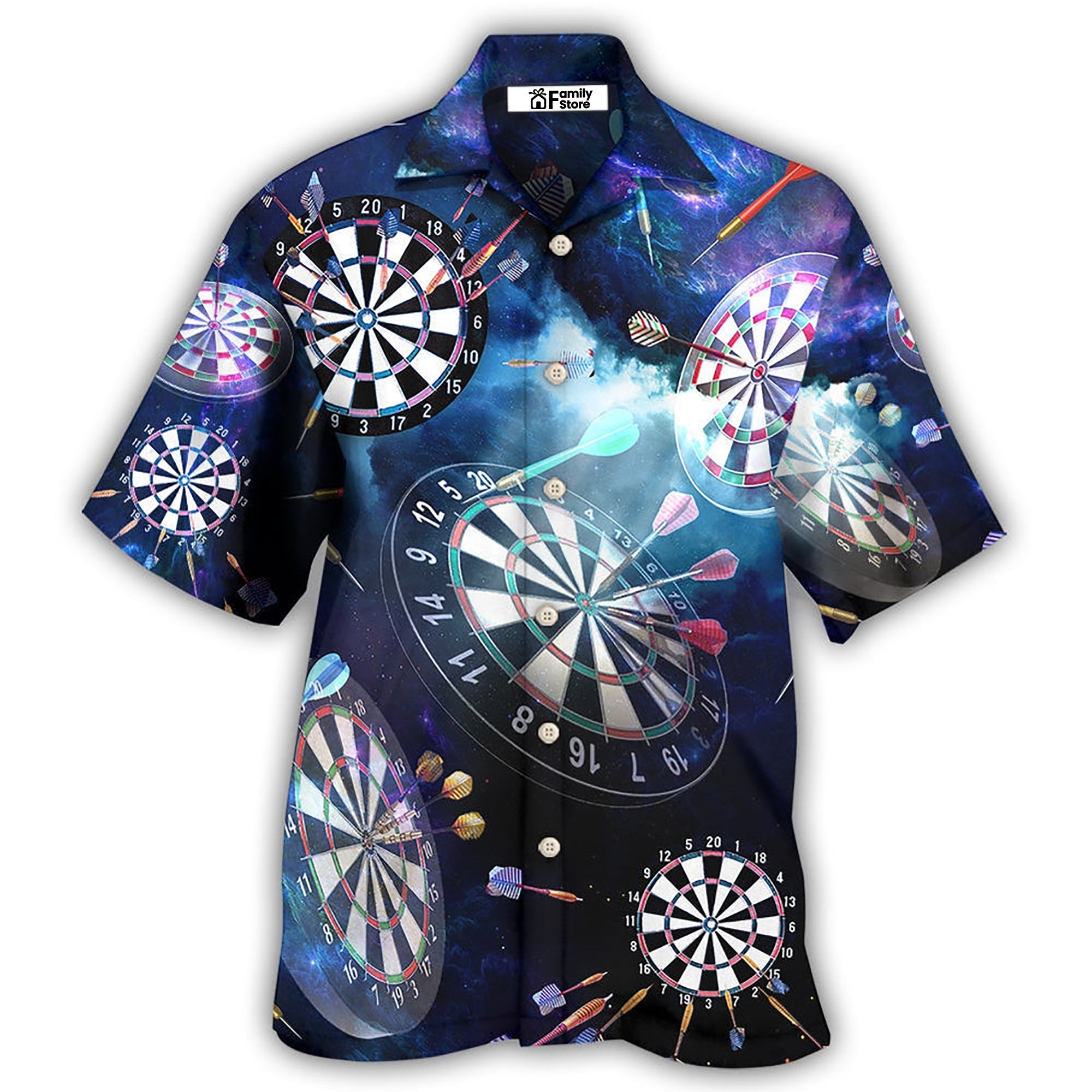 Darts Amazing Cool Into The Galaxy - Hawaiian Shirt