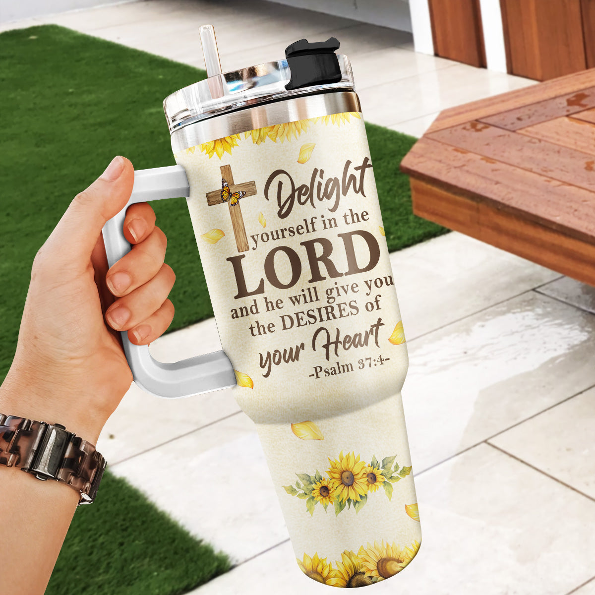 DelightYourselfInTheLordPersonalizedStainlessSteelTumbler_2