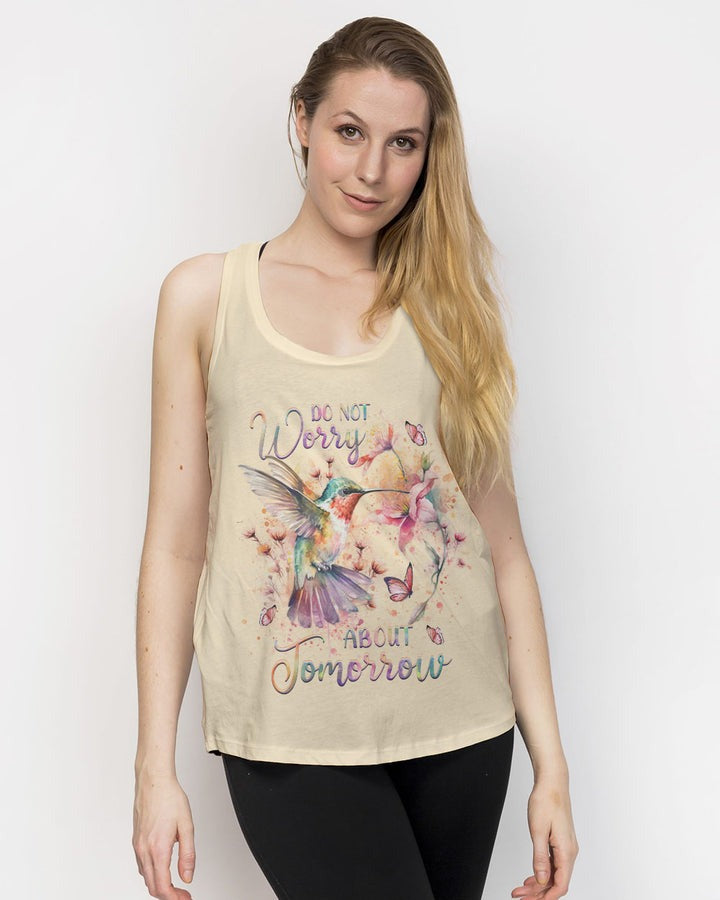 DoNotWorryAboutTomorrow Women_sAllOverPrintShirt_1