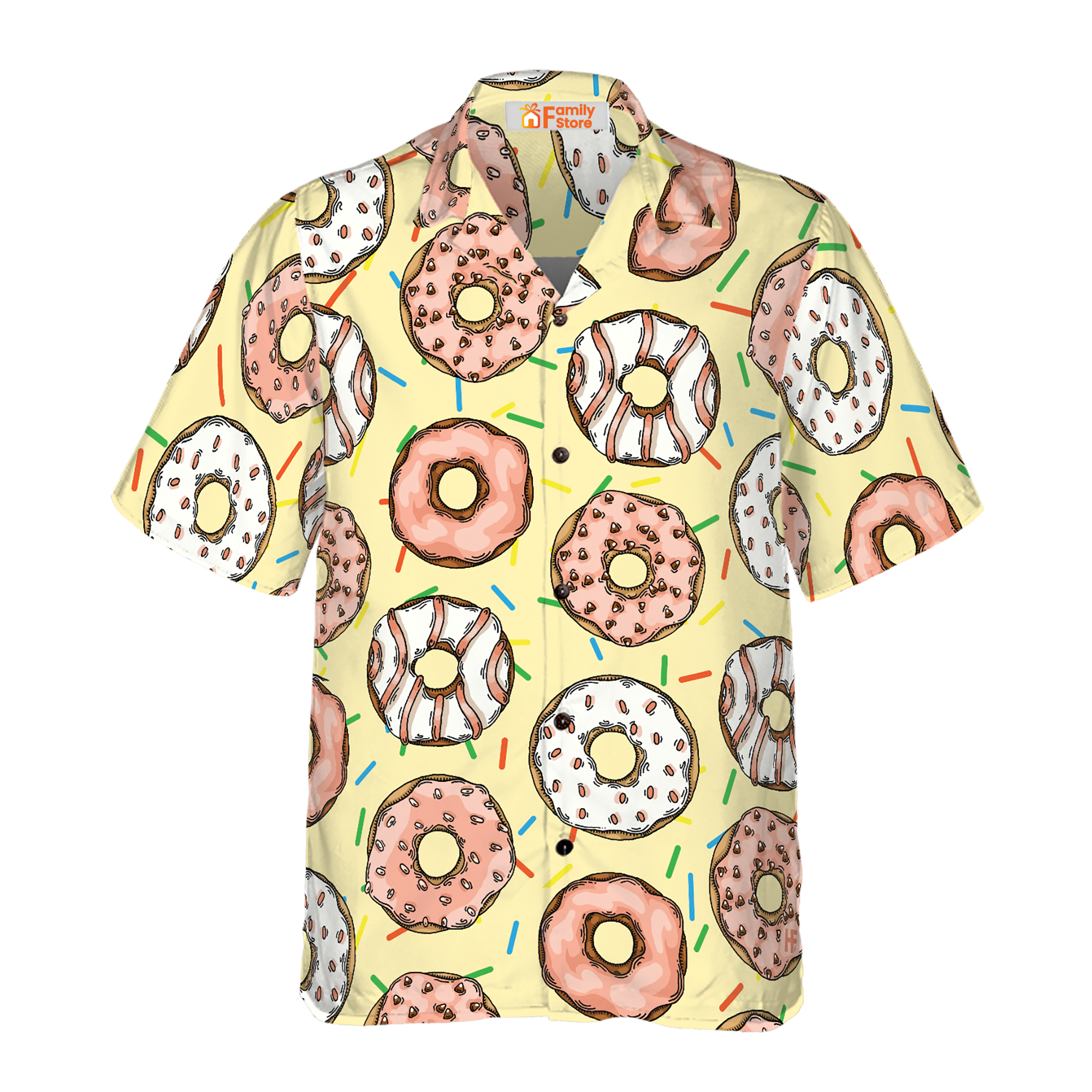 Donut Is My Life Shirt For Men Hawaiian Shirt