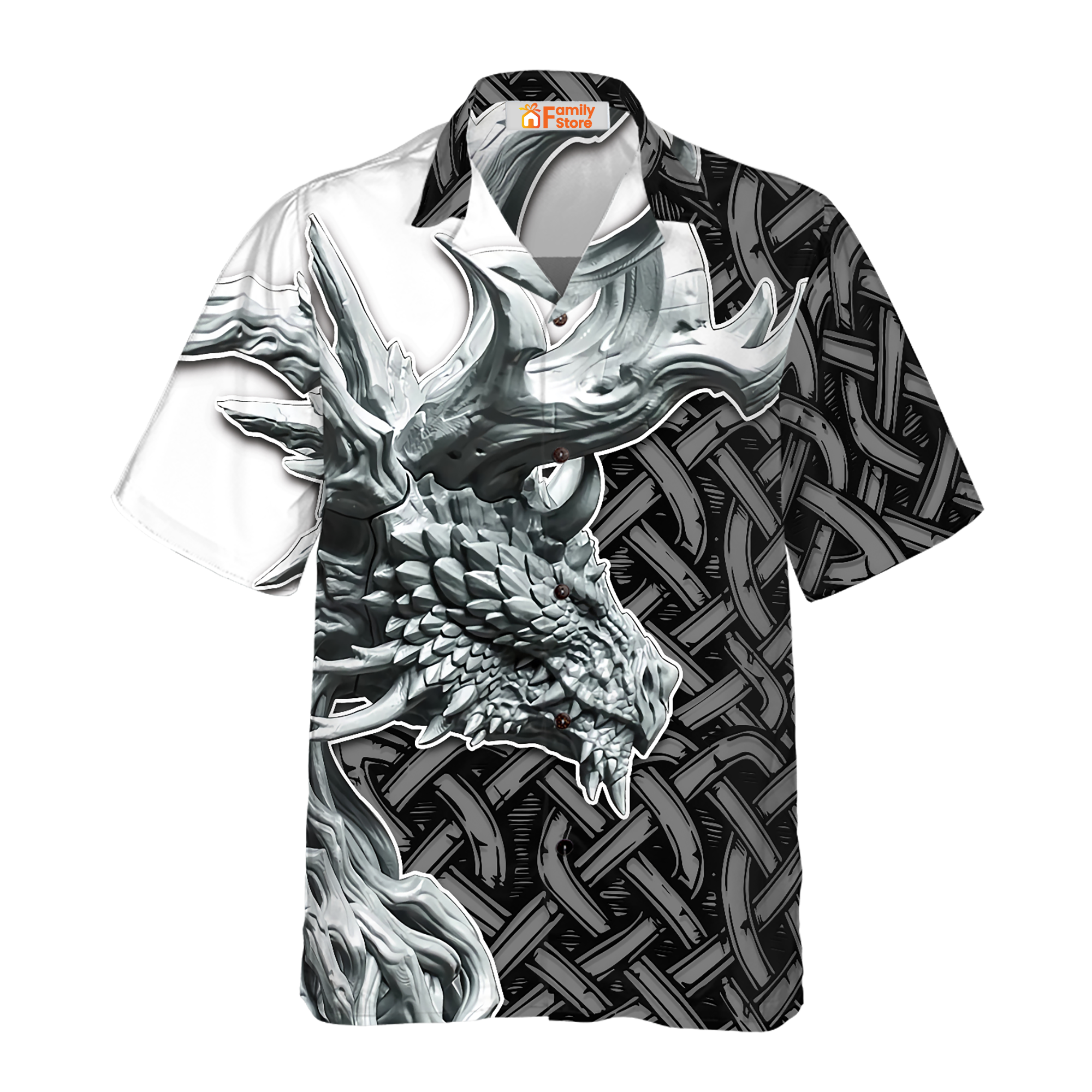 Dragon Celtic Art 3D Hawaiian Shirt