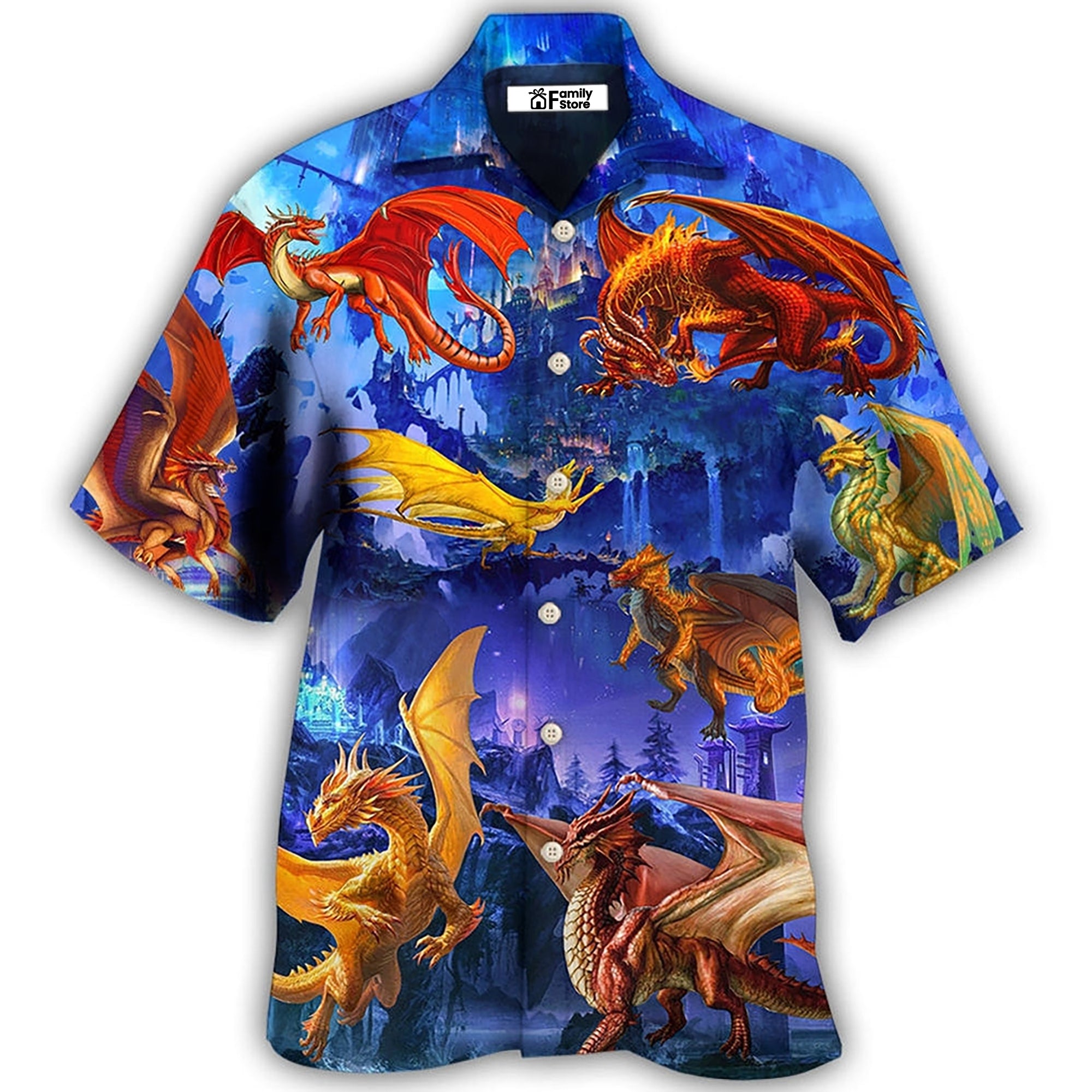 Dragon Fantasy Style - Hawaiian Shirt