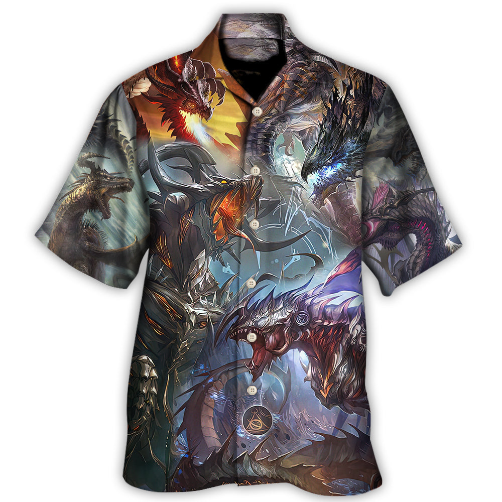 Dragon Fantasy World Dragon Magic - Hawaiian Shirt