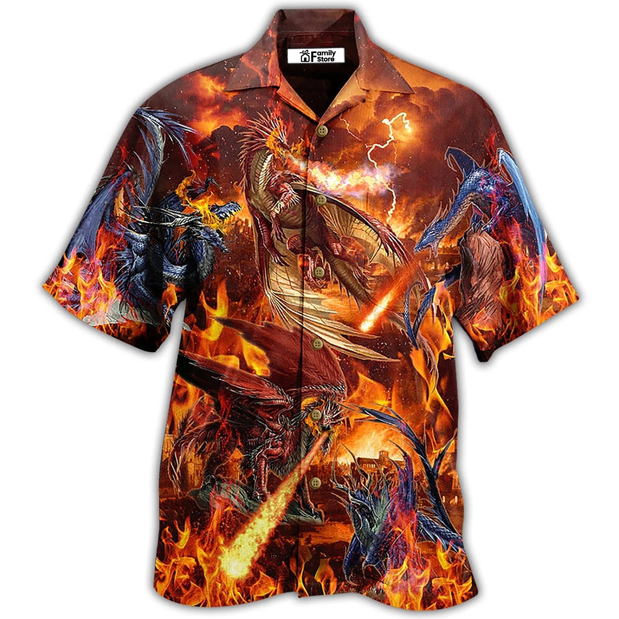 Dragon Fire Combat Amazing - Hawaiian Shirt