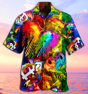 Dragon LGBT Love Life Amazing - Hawaiian Shirt