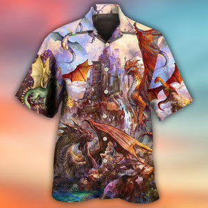 Dragon Life Lover Art Style - Hawaiian Shirt