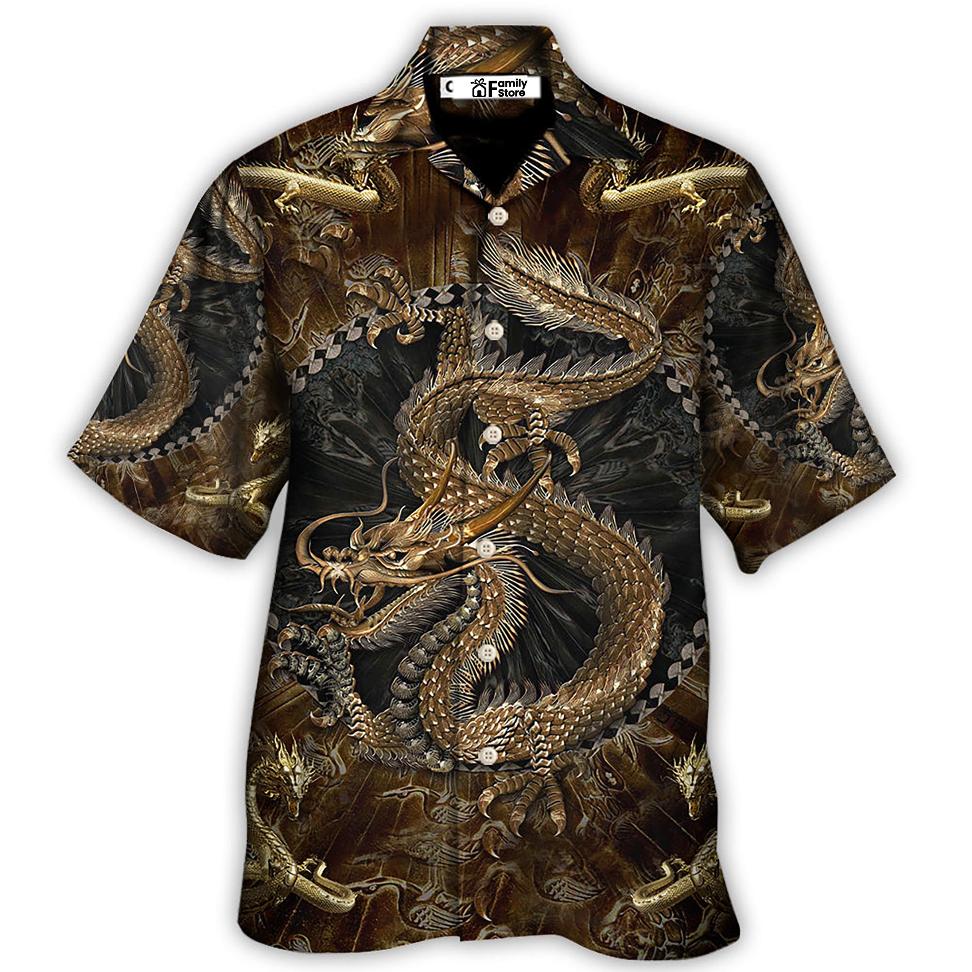 Dragon Love Life Colorful - Hawaiian Shirt