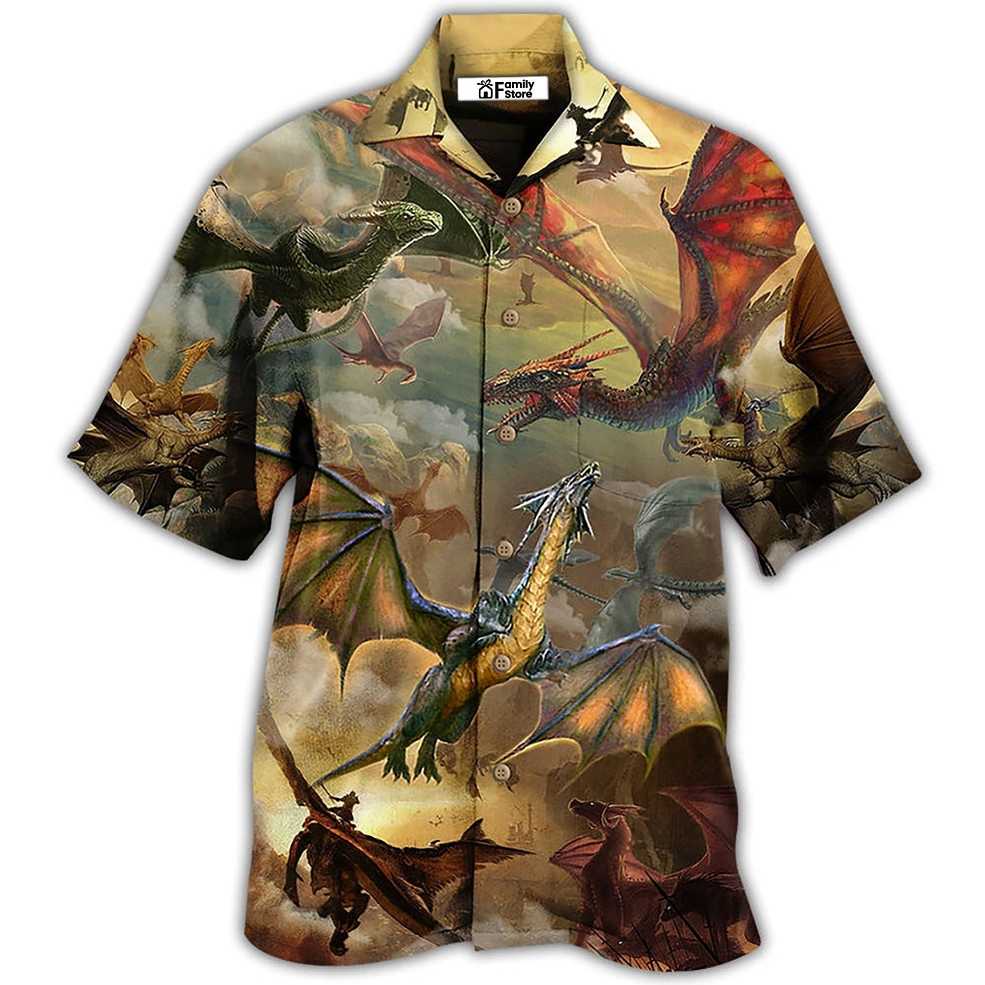 Dragon Love Life Fly To The Sky Amazing - Hawaiian Shirt