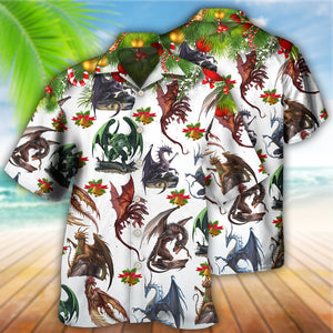 Dragon Merry Christmas Amazing - Hawaiian Shirt