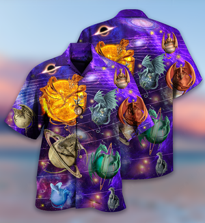 Dragon Planet Love Life In To The Galaxy - Hawaiian Shirt