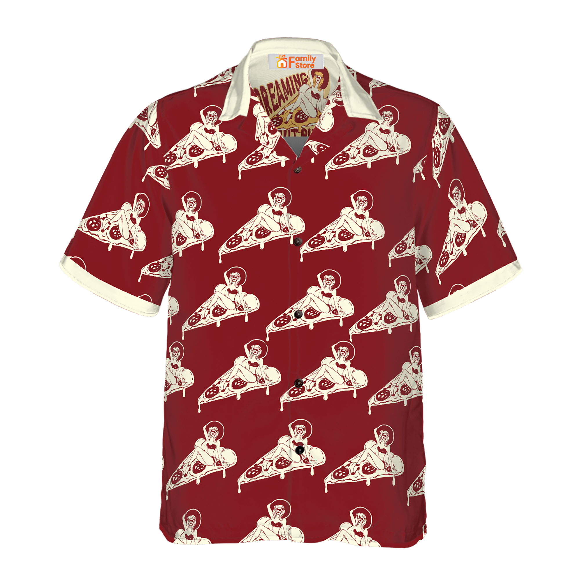 Dreaming About Pizza Shirt For Men Hawaiian Shirt