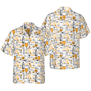 Drink Beer Eat Fish Hawaiian Shirt