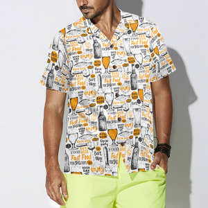 Drink Beer Eat Fish Hawaiian Shirt