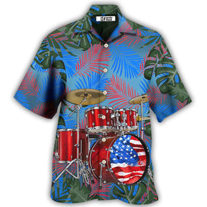 Drum Independence Day America - Hawaiian Shirt