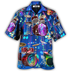 Drum Is My Life Light Neon Style - Hawaiian Shirt