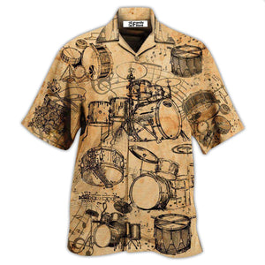 Drum No Life Know Drums Know Life - Hawaiian Shirt