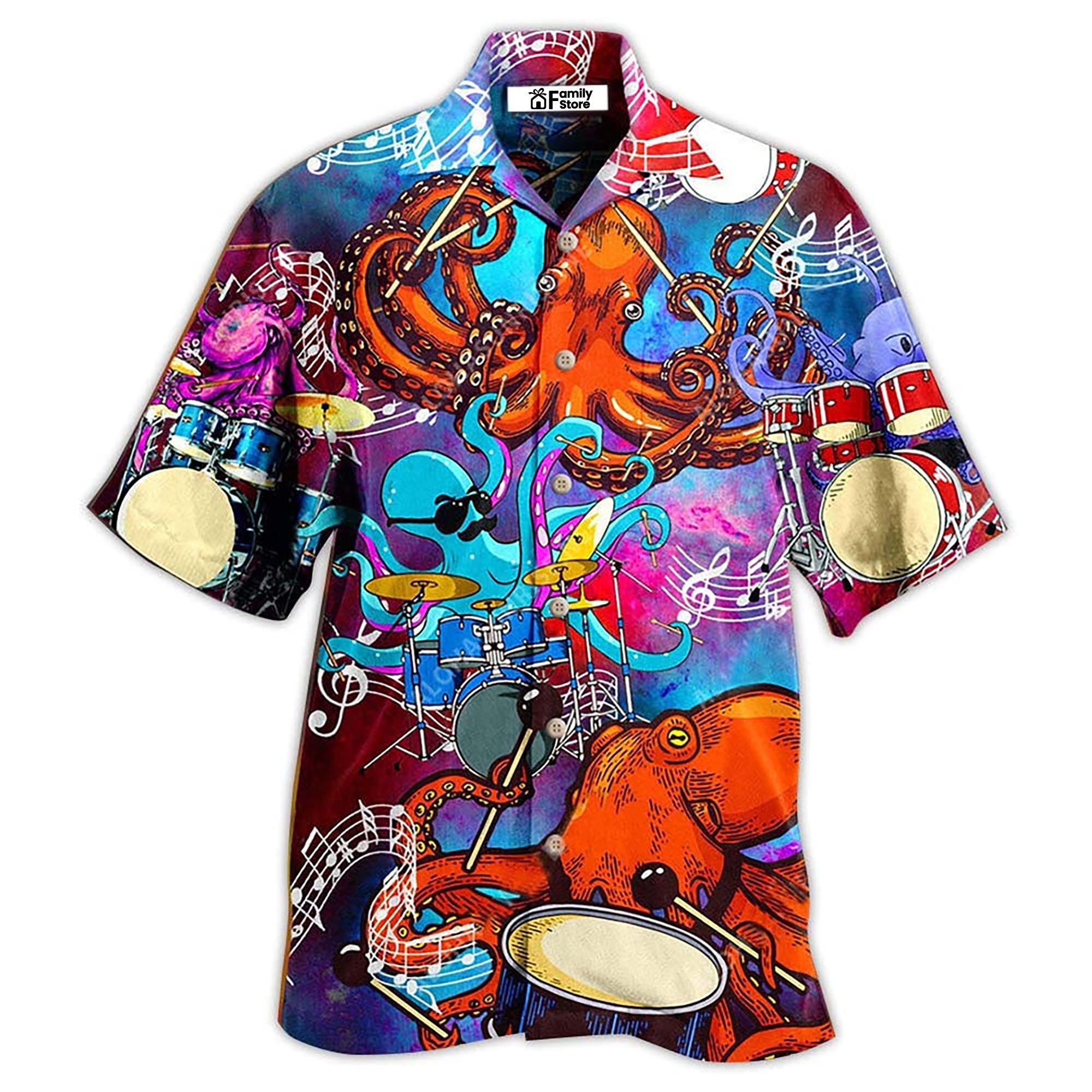 Drum Octopus Dance To The Beat Of Your Own - Hawaiian Shirt