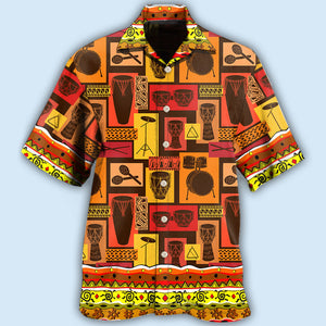 Drum Symbol Music Lover - Hawaiian Shirt