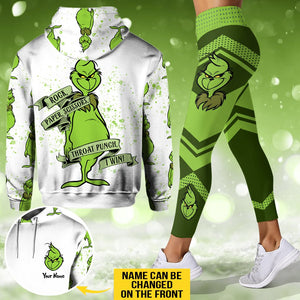 The Monster Green Combo (Hoodie+ Legging) Custom Name DN100