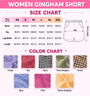 EmbroideryWomenGinghamShort