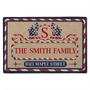 FamilyMonogramWithAddressStars_Stripes PersonalizedDoormat_24x16in1