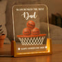 Slam Dunked The Best Basketball Dad - Personalized 3D Led Light - Gift For Dad, Soccer Lovers VD01
