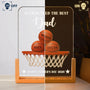 Slam Dunked The Best Basketball Dad - Personalized 3D Led Light - Gift For Dad, Soccer Lovers VD01