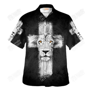 Fear Not For Jesus The Lion Of Judah Has Trumphed Hawaiian Shirt