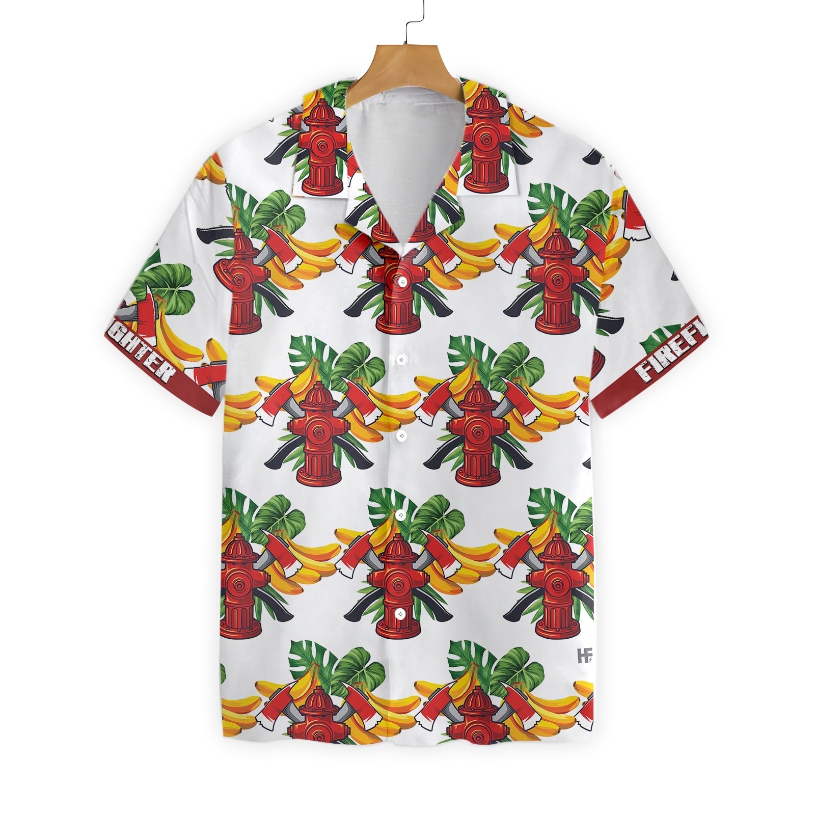 Personalized Cross Axes Firefighter Hawaiian Shirt For Men