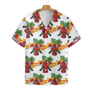 Personalized Cross Axes Firefighter Hawaiian Shirt For Men