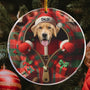 First Christmas Baby Girl Boy Newborn Personalized Acrylic Photo Ornament_3