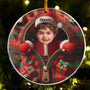 First Christmas Baby Girl Boy Newborn Personalized Acrylic Photo Ornament_4