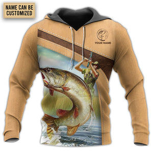 Fishing An Old Fisherman And The Best Catch Personalized - Hoodie