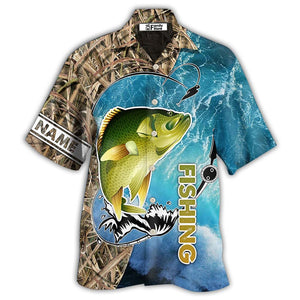 Fishing Crappie Fishing I'm So Happy Personalized - Hawaiian Shirt