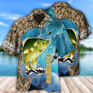 Fishing Crappie Fishing I'm So Happy Personalized - Hawaiian Shirt