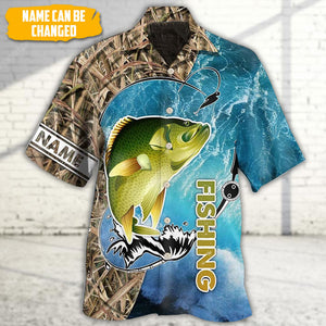 Fishing Crappie Fishing I'm So Happy Personalized - Hawaiian Shirt