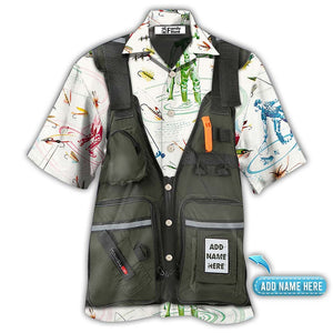 Personalized Fishing Fly Fishing Cool - Hawaiian Shirt