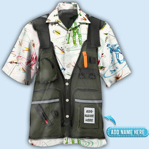 Personalized Fishing Fly Fishing Cool - Hawaiian Shirt