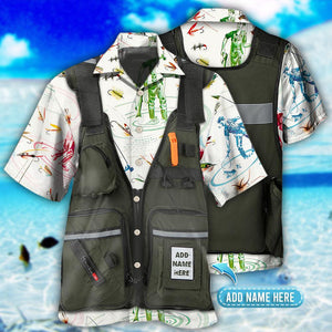 Personalized Fishing Fly Fishing Cool - Hawaiian Shirt