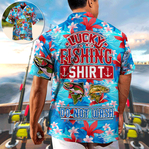 Fishing Hunting Lucky Tropical Vibe - Hawaiian Shirt For Summer