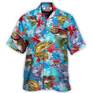 Fishing Hunting Lucky Tropical Vibe - Hawaiian Shirt For Summer