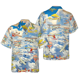 Fly Away Plane Hawaiian Shirt