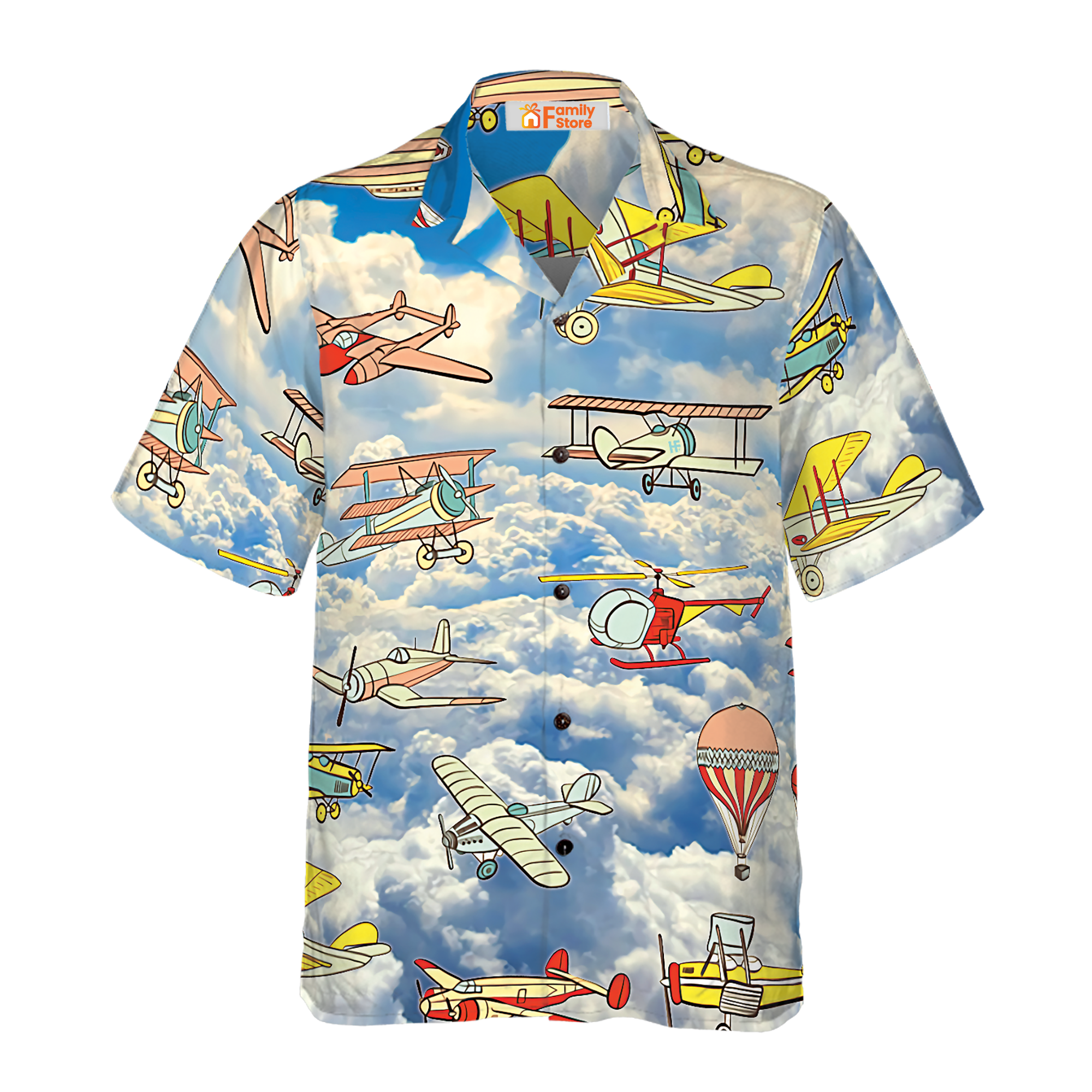 Fly Away Plane Hawaiian Shirt