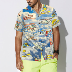 Fly Away Plane Hawaiian Shirt