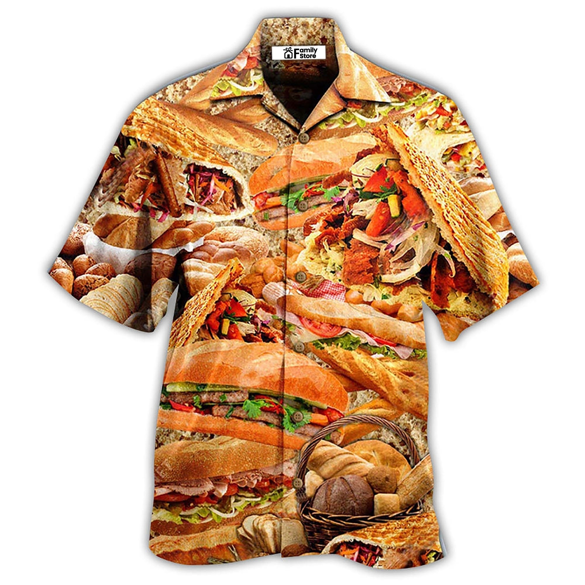 Food Delicious Bread Around The World Cool Hawaiian Shirt